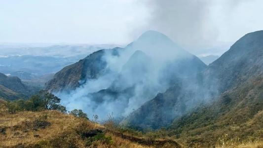 Incêndio na Serra do Curral