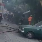 Casa de repouso com 21 pacientes pega fogo no bairro Jardim Vitória, em BH