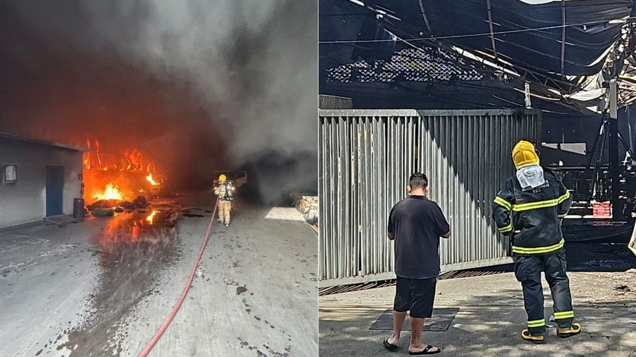Incêndio que destruiu galpão em Betim, na Grande BH, causa prejuízo de R$ 1 milhão: ‘Reconstruir, né?’