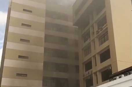Até o momento, não há registro de feridos ou mortos em decorrência do incêndio