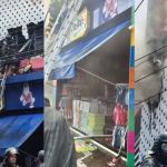 Loja de artigos infantis pega fogo e mobiliza bombeiros no Brás, centro de SP