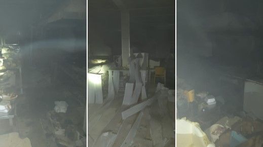 Lanchonete pega fogo durante troca de botijão de gás em cidade histórica de MG