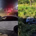 Corpo de Bombeiros atua em dois incêndios de carros em Juiz de Fora