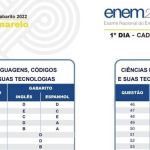 Gabarito Enem 2023 prova AMARELA: confira as respostas das questões