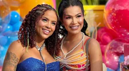 Foto mostra as influenciadoras Camila Rodrigues e Cláudia Rodrigues