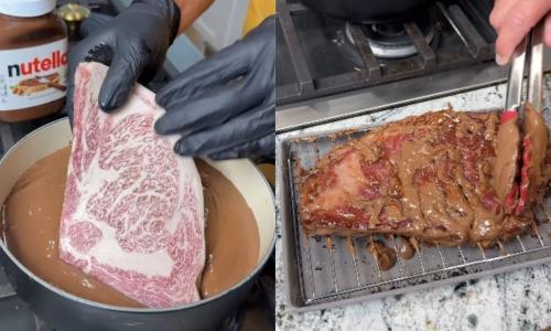 Influenciador ensina receita de angus com nutella e choca web: “Isto devia ser ilegal”