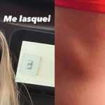 Key Alves faz confusão, tatua bandeira da Itália ao invés do México e lamenta: 'me lasquei'