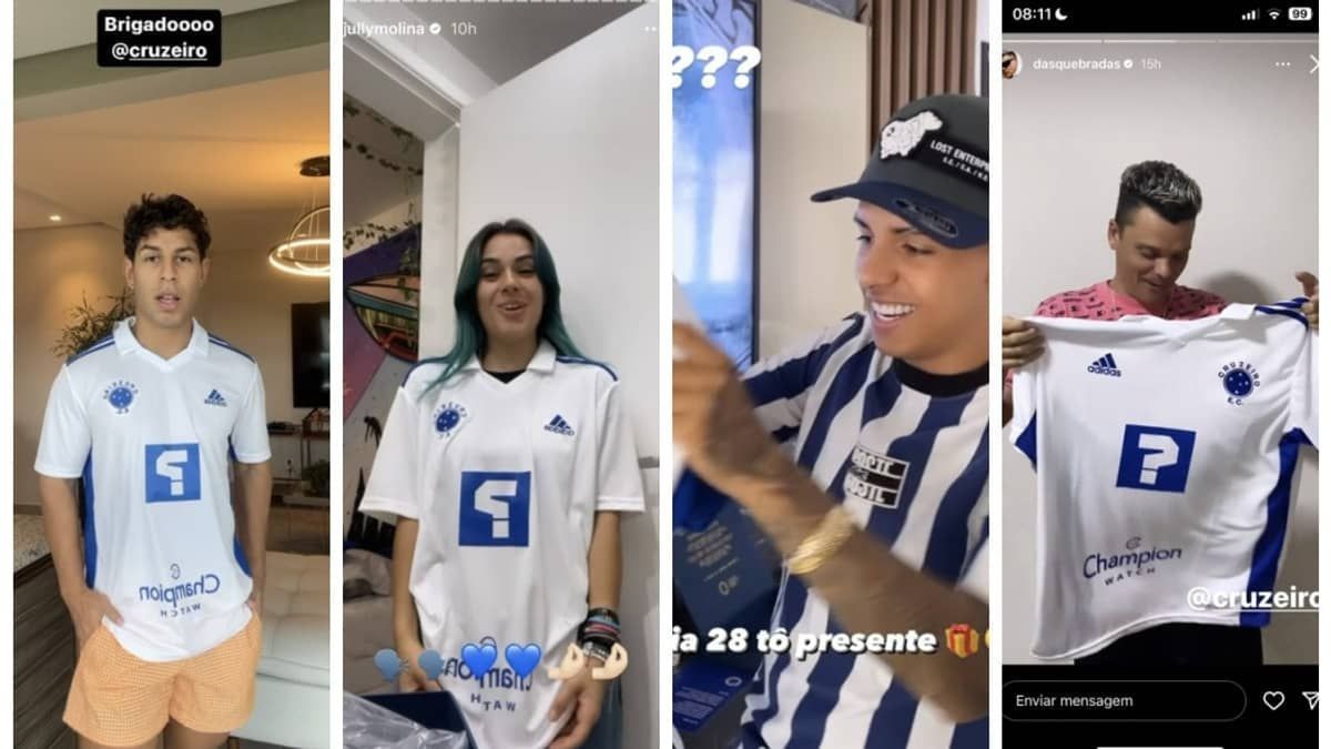 Cruzeiro convida fenômenos da internet para divulgação de maior patrocínio de sua história