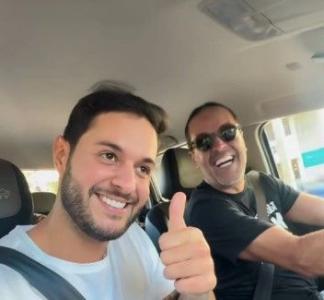 Vídeo de pai e filho nas redes sociais de Henrique Filho