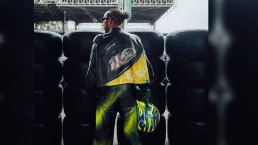 Inglês homenageou Ayrton Senna com jaqueta estilizada