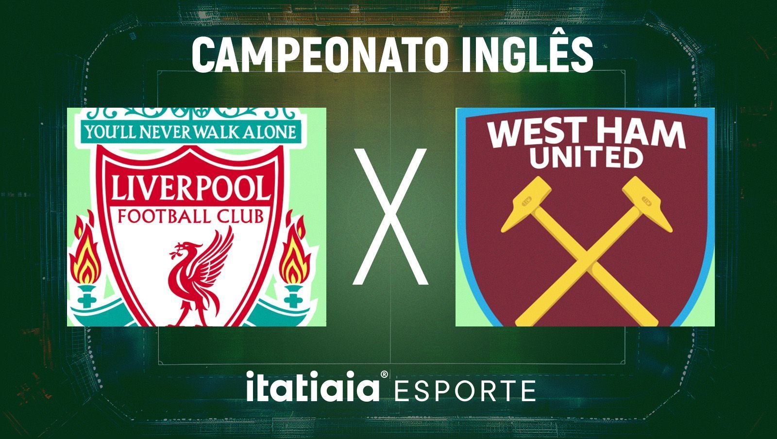 Horário e onde assistir ao vivo Liverpool x West Ham, pela Premier League