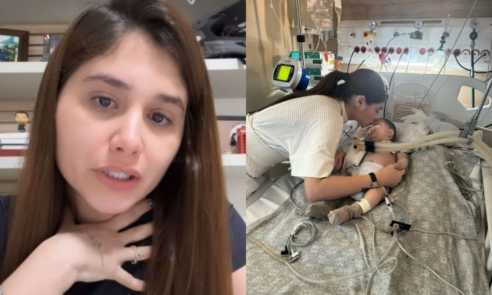 Ingra Soares, esposa de Zé Vaqueiro, fala sobre a gestação e cuidados com o filho 