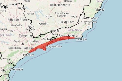Previsão do tempo: SP e RJ que estão sob alerta de 'grande perigo' para chuva de 100 mm nesta quinta
