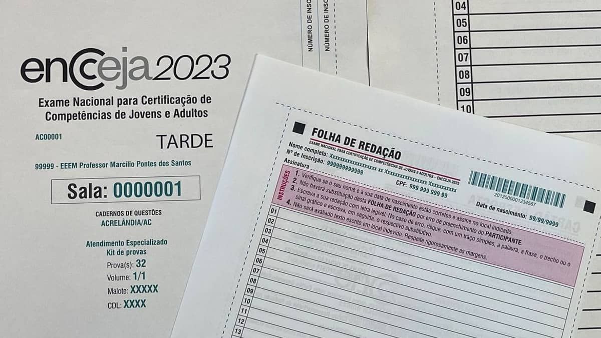 Encceja 2023: inscrições para exame de jovens e adultos terminam nesta sexta-feira