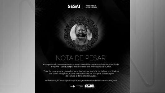 Ativista indígena Tuíre Kayapó morre aos 57 anos; autoridades lamentam | CNN Brasil