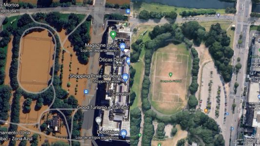Enchentes no RS: compare imagens do Google Maps de antes e depois das chuvas | CNN Brasil