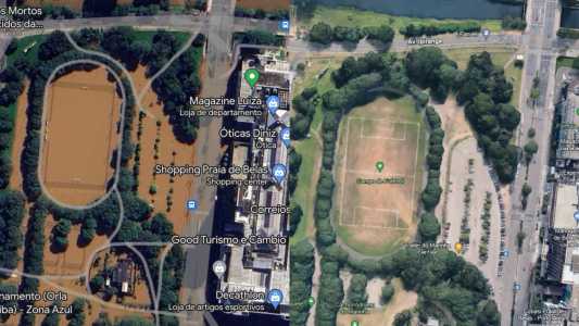 Enchentes no RS: compare imagens do Google Maps de antes e depois das chuvas | CNN Brasil
