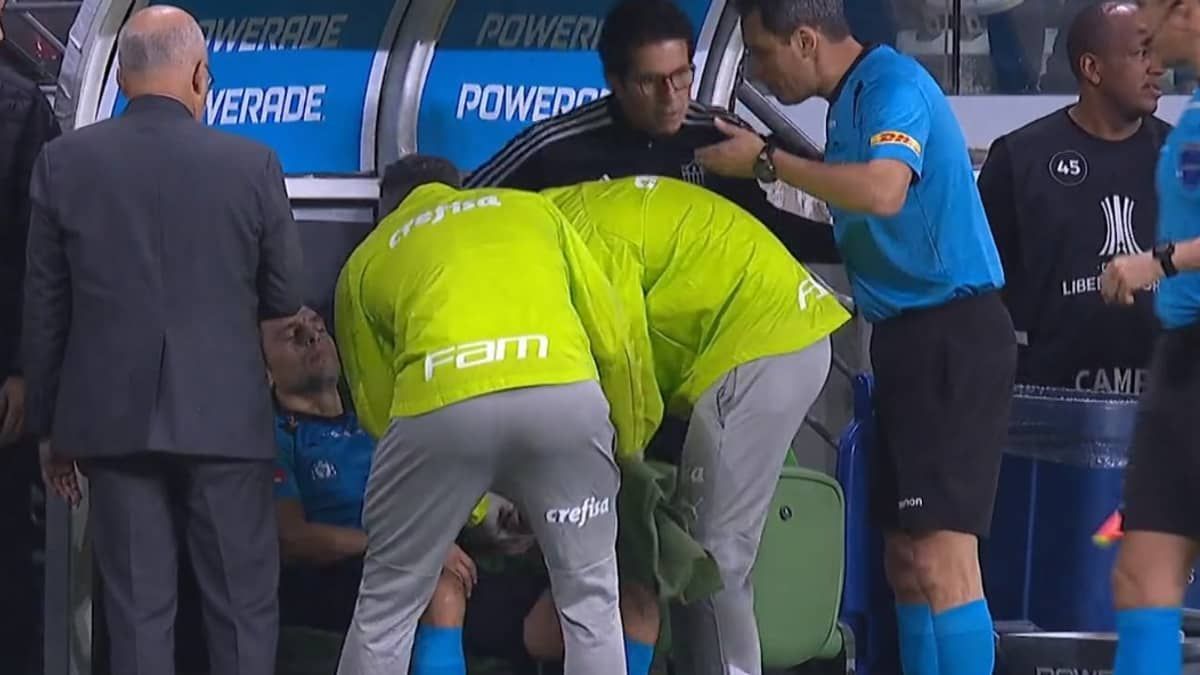 Árbitro passa mal, e jogo entre Atlético e Palmeiras pela Libertadores atrasa
