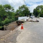 Ponte que liga Centro ao bairro Santa Terezinha é interditada em Coronel Fabriciano