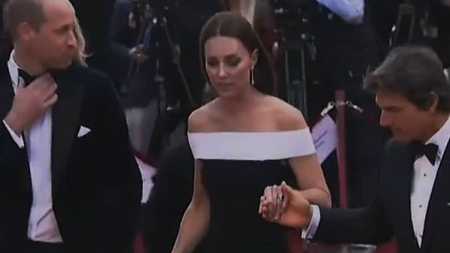 Internautas apontaram que o principe William teria ficado com ciúmes da interação entre Kate e Tom Cruisa na estreia de "Top Gun: Maverick no ano passado