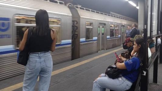 Intervalo maior aumenta a lotação no metrô de Belo Horizonte