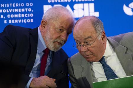 Presidente Lula e o chanceler Mauro Veira