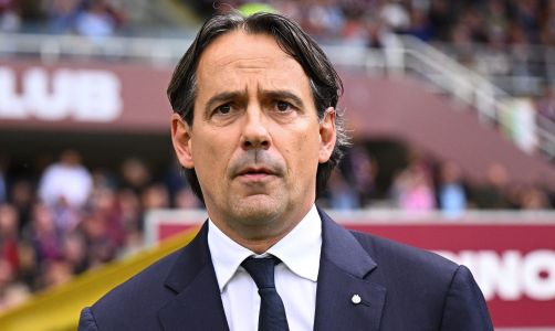 Simone Inzaghi em partida da Inter de Milão na temporada 2024/2025