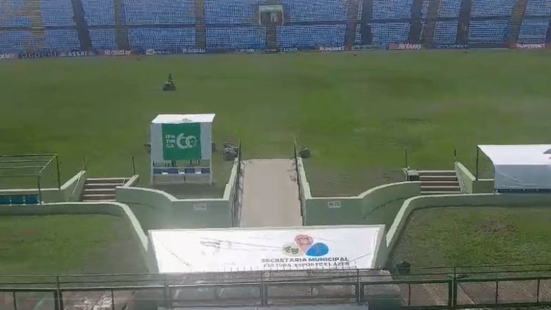 Tombense x Cruzeiro: Ipatingão recebe manutenção no gramado e garante ‘jogabilidade’