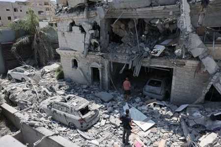 Prédio em Israel destruído após ataque do Irã