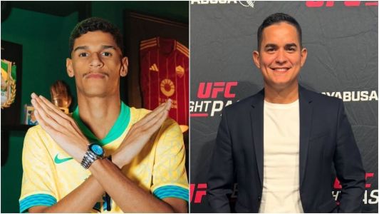 Iran Ferreira, o Luva de Pedreiro (à esquerda) e Allan Jesus (à direita)