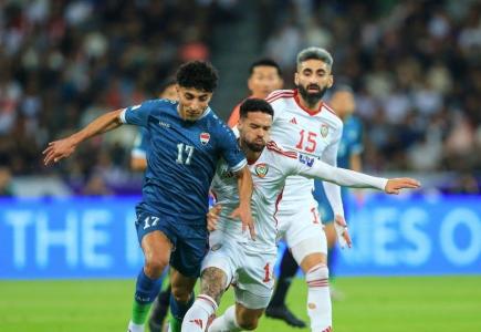 Lance de Iraque 2 x 1 Emirados Árabes, pela repescagem asiática para a Copa do Mundo de 2026