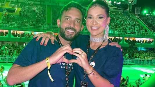 William Gusmão e a irmã Virginia Fonseca