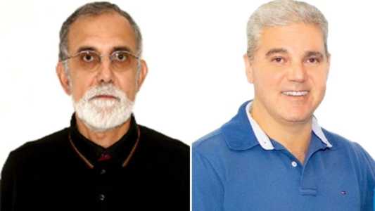Fotos mostram Paulo Henrique e Renato Paiva, candidatos a prefeito de Durandé (MG)
