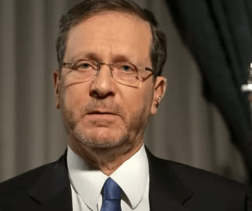O presidente de Israel, Isaac Herzog