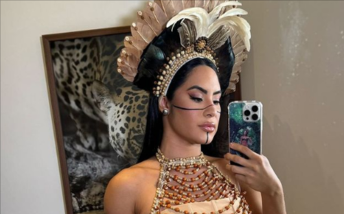 Isabelle, ex-BBB, mostra surpresa para Matteus e convidados do Festival de Parintins