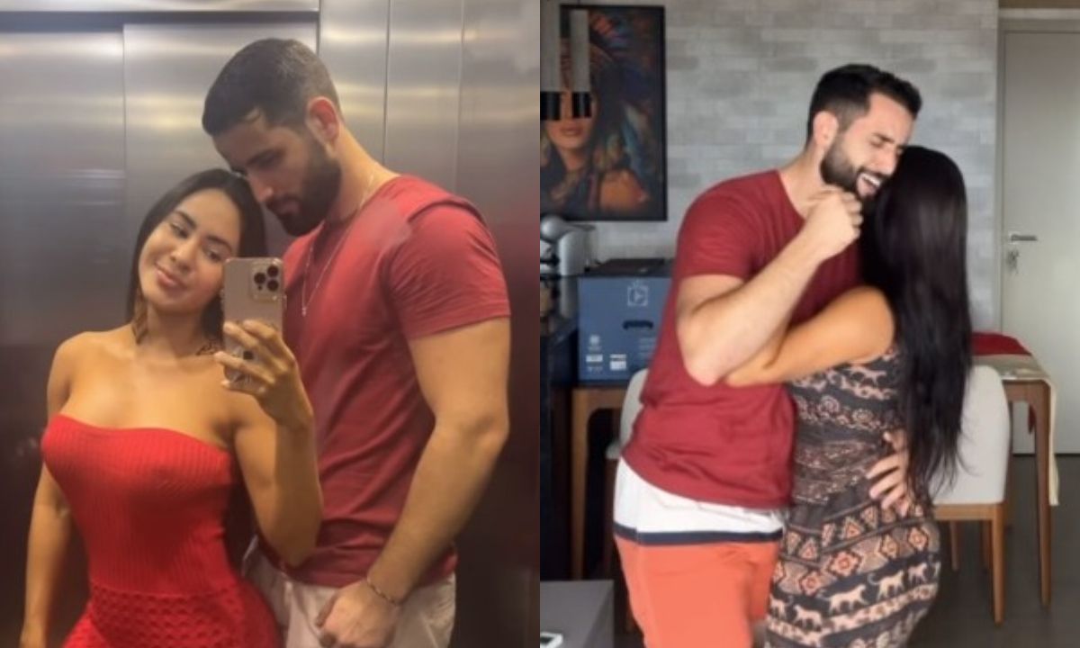 De volta a Manaus, Matteus, do BBB 24, faz surpresa romântica para Isabelle