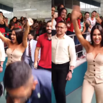 Acompanhada de Matteus, Isabelle recebe honraria em Manaus