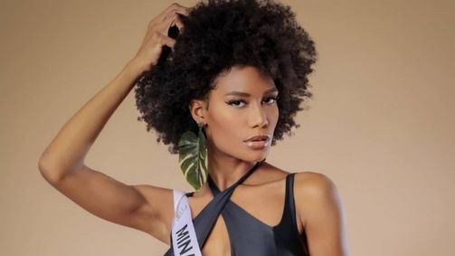 Isalu Souza em ensaio para o Miss Universo Brasil