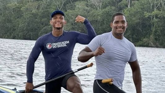 Isaquias Queiroz está treinando em Ilhéus, na Bahia
