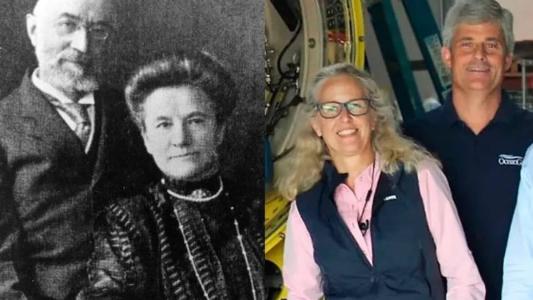 Isidor Straus e sua esposa, Ida/ Wendy Rush ao lado do marido Stockton Rush