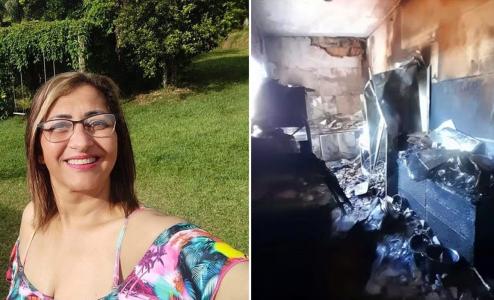 Foto mostra Rita de Cássia Almeida, psicóloga que morreu em incêndio em Itajubá (MG)