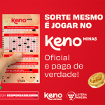 Sorte mesmo é jogar no Keno Minas, o jogo oficial da Loteria Mineira que paga de verdade