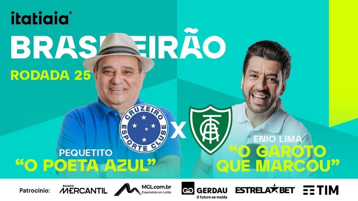 Cruzeiro x América: assista, ao vivo, à transmissão da Itatiaia