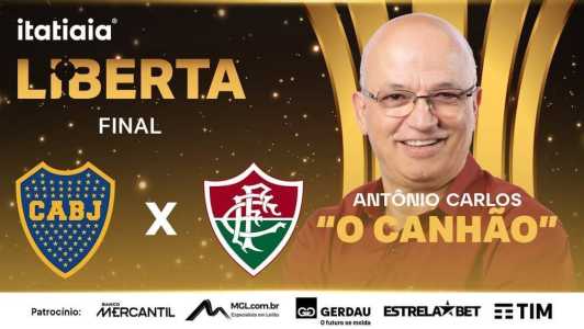 Antônio Carlos será o narrador da grande final da Libertadores