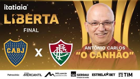 Antônio Carlos será o narrador da grande final da Libertadores