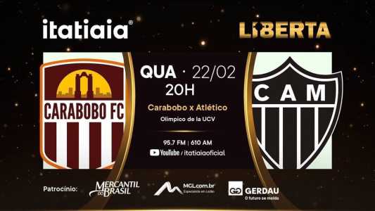 Itatiaia acompanha tudo da estreia do Atlético na Libertadores contra o Carabobo