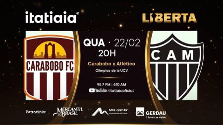 Itatiaia acompanha tudo da estreia do Atlético na Libertadores contra o Carabobo