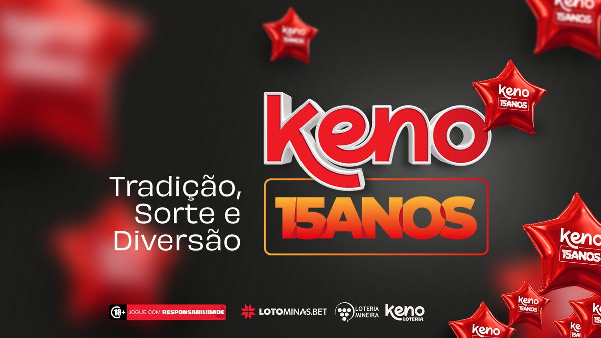 Keno Minas completa 15 anos com tradição, credibilidade e inovação no mercado lotérico