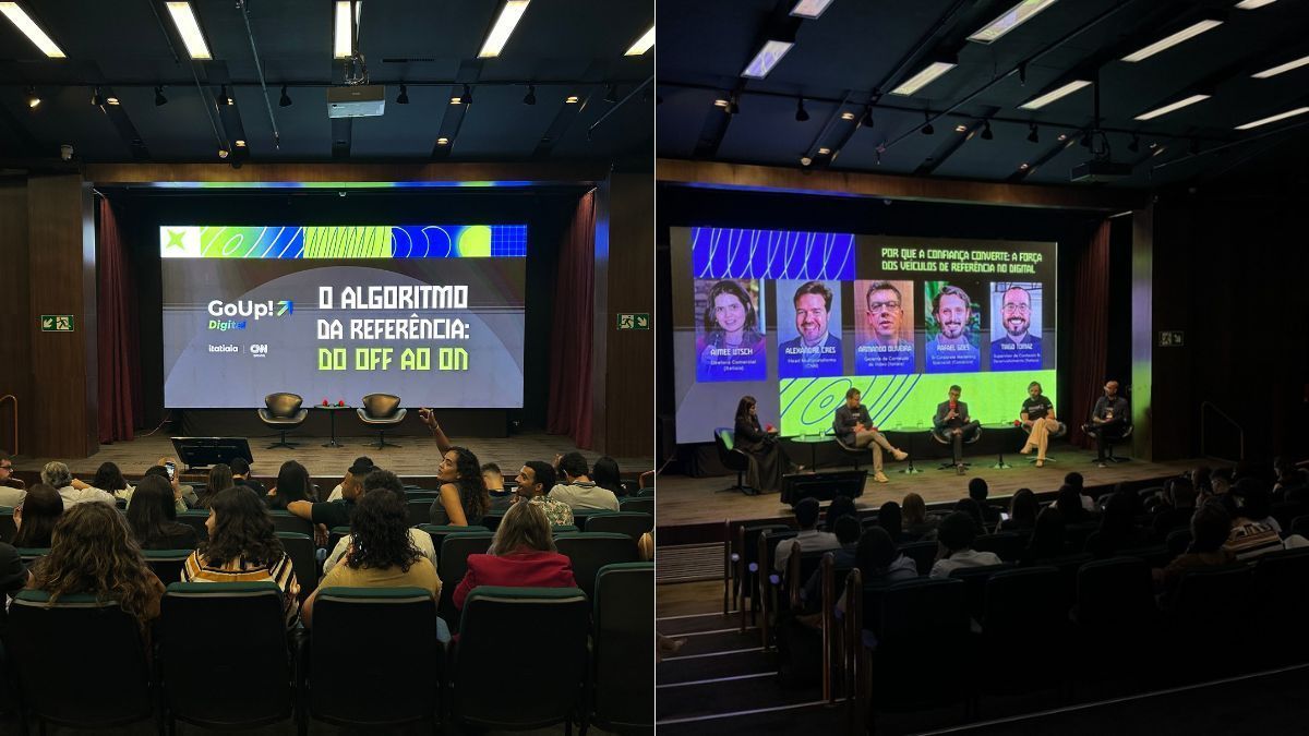 Itatiaia e CNN Brasil debatem inovação e confiança na era digital durante o GoUp!