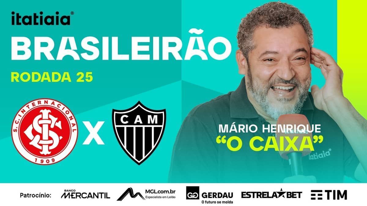 Internacional x Atlético: assista, ao vivo, à transmissão da Itatiaia